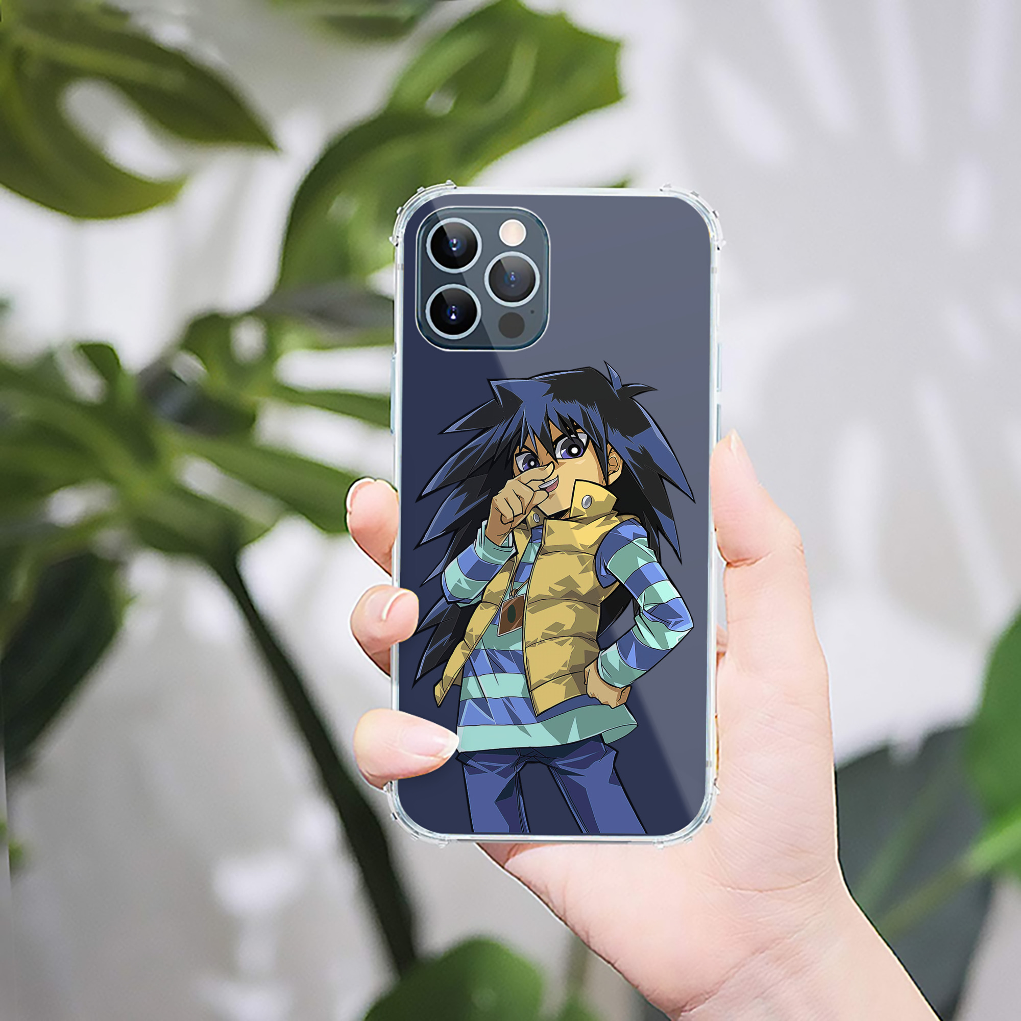 （画像用） 遊☆戯☆王 Yu-Gi-Oh! 【iPhone 12シリーズ対応】透明スマホケース（クリアソフトケース）